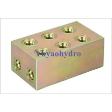 Forged Junction Block for Construction Machinery Hyundain